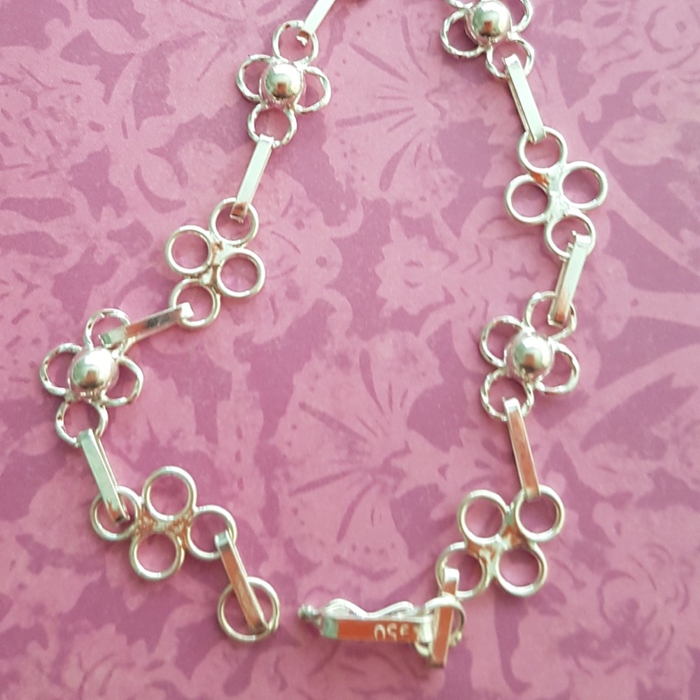 Victorian 950 Silver Bracelet Laila Moon Art #13